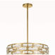 Meridian Pendant Ceiling Light in Antique Gold
