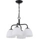 Dorinda 4 Light 18 inch Matte Black Pendant Ceiling Light