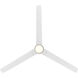 Novelle 52 inch Matte White Downrod Ceiling Fan