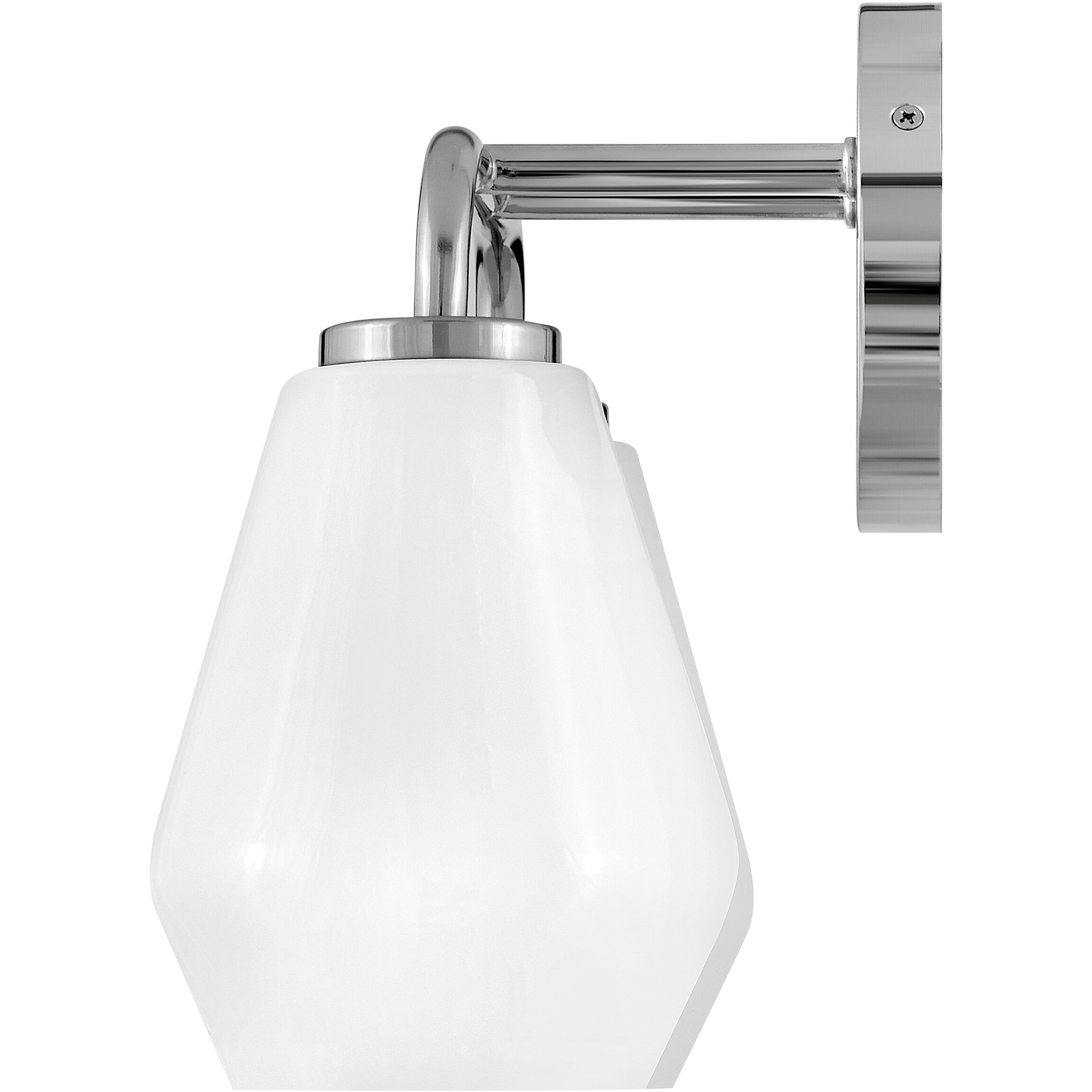 Gio LED 14.75 inch Chrome Bath Light Wall Light