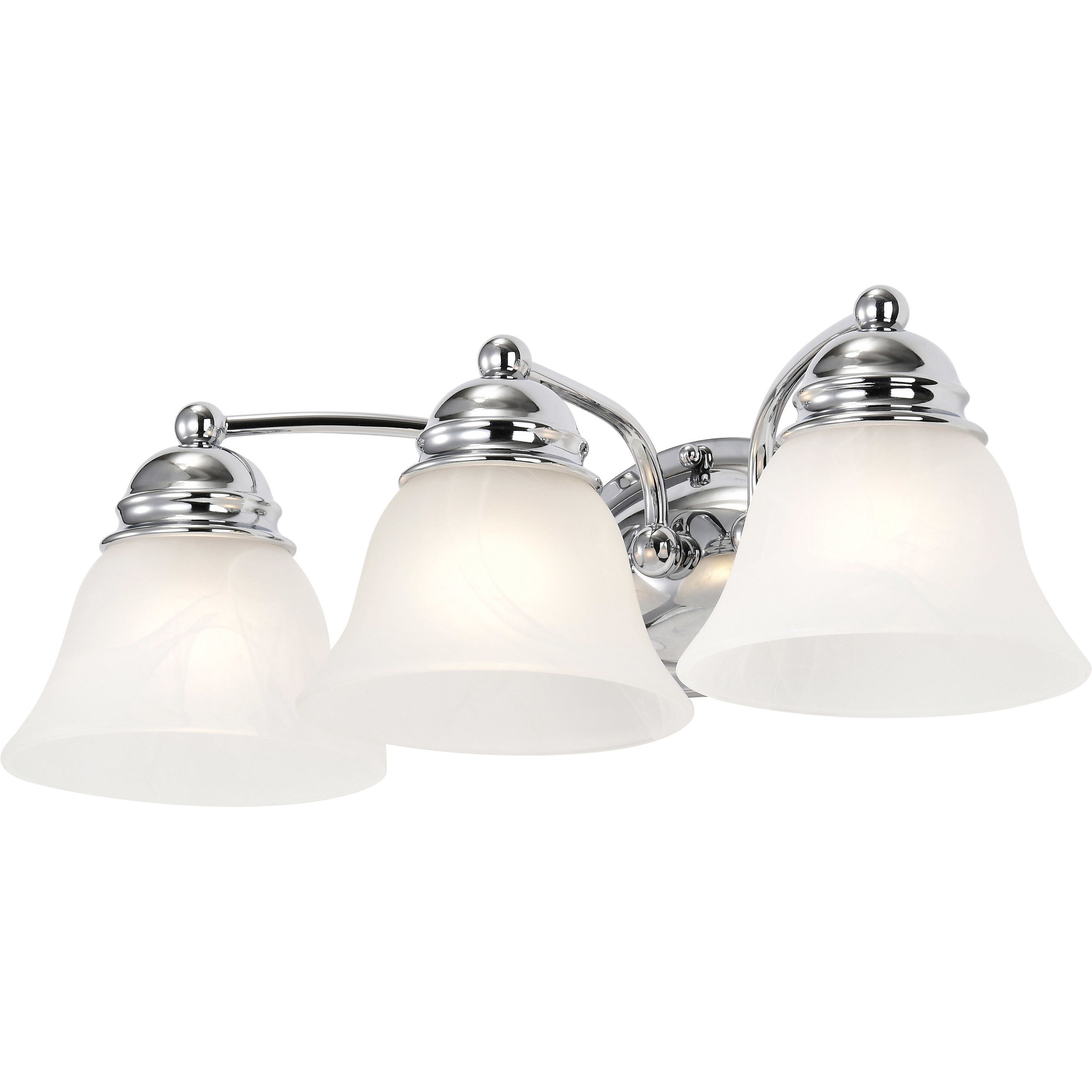 Empire 3 Light 21 inch Polished Chrome Vanity Light Wall Light