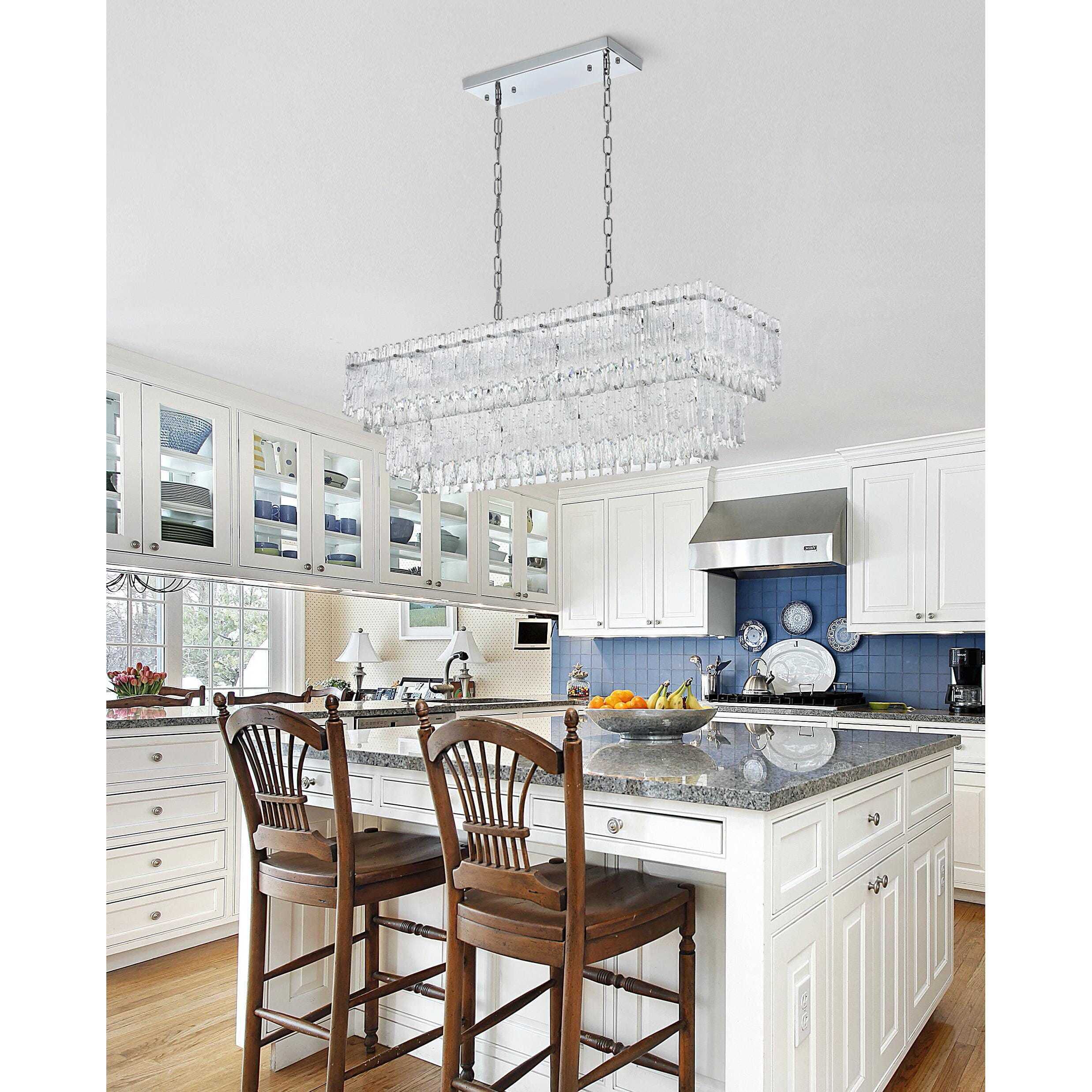 Emilia 6 Light 14 inch Chrome Chandelier Ceiling Light