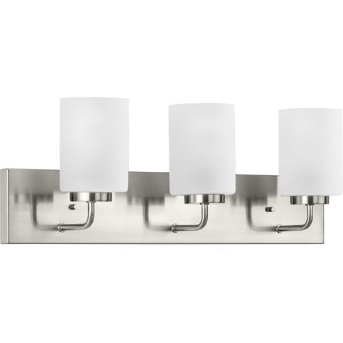 Merry 3 Light 24 inch Brushed Nickel Bath Vanity Light Wall Light