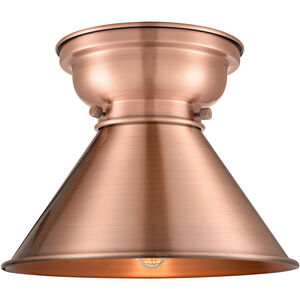 Aditi Briarcliff 1 Light 10 inch Antique Copper Flush Mount Ceiling Light, Aditi