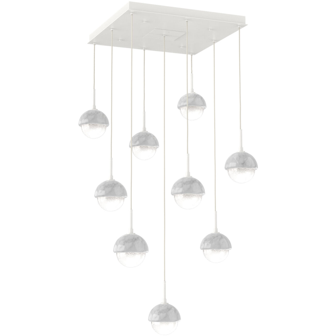 Cabochon 9 Light 27.80 inch Pendant