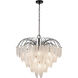 Alessia 19 Light 28.5 inch Black and White Chandelier Ceiling Light