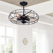 Pamela 5 Light 19 inch Rust Flush Mount Ceiling Light