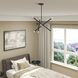 Soho 6 Light 20 inch Black Chandelier Ceiling Light
