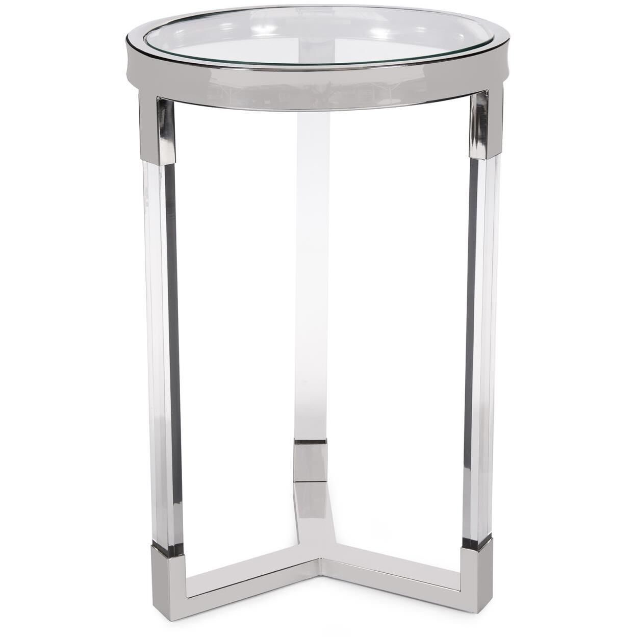 Carter 23.25 X 15.5 inch Silver Side Table