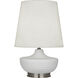 Michael Berman Nolan 27.5 inch 150.00 watt Matte Dove Table Lamp Portable Light in Dark Antique Nickel