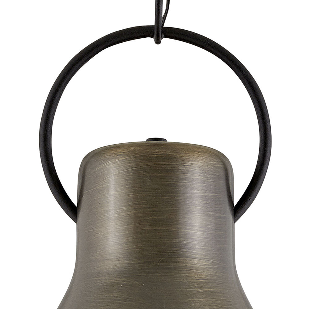 Winnie 1 Light 18 inch Dark Antique Brass with Distressed Black Indoor Pendant Ceiling Light
