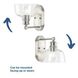 Singleton 1 Light 7.62 inch Brushed Nickel Bath Vanity Wall Light