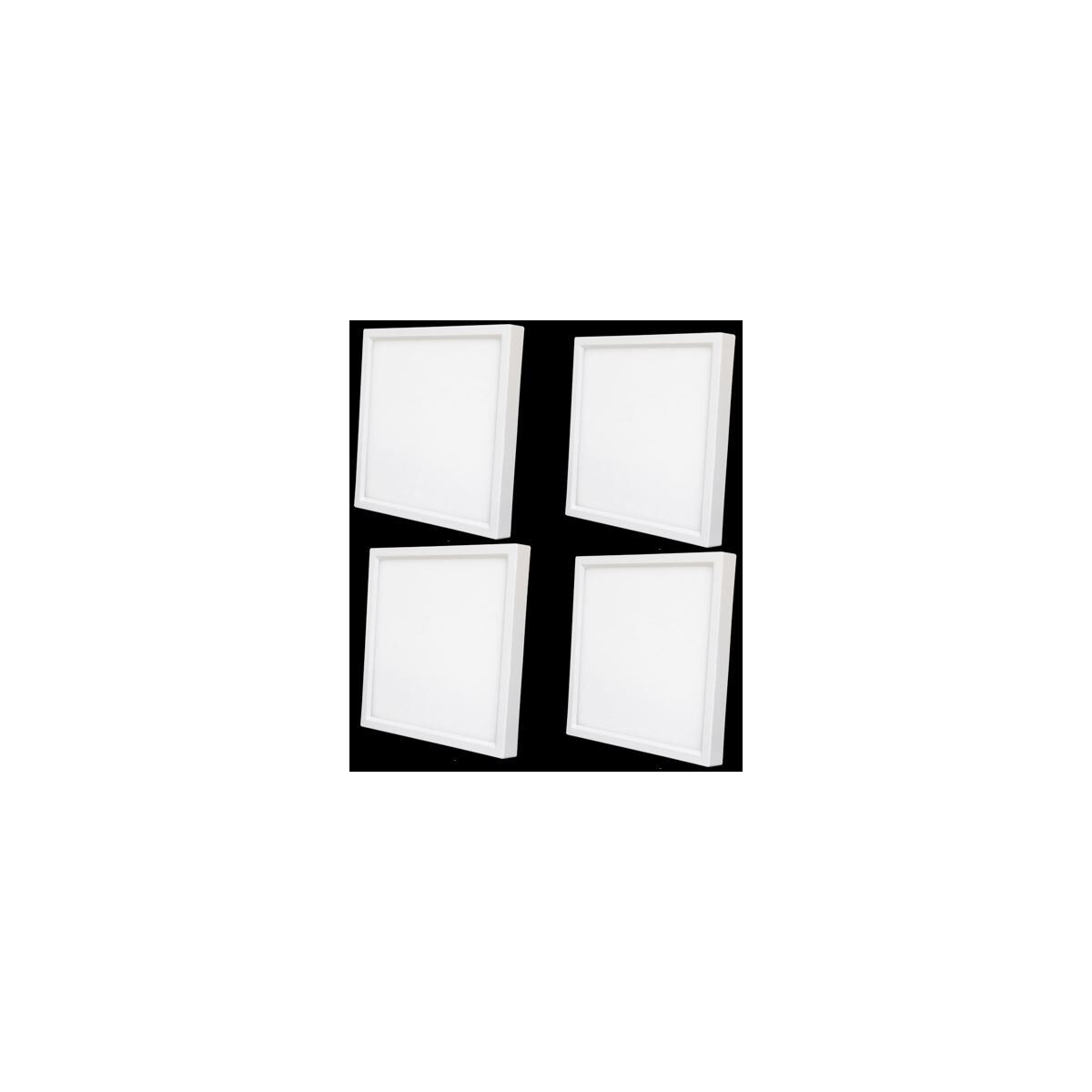 Signature Integrated LED White Recessed Slim Light, Pack of 4