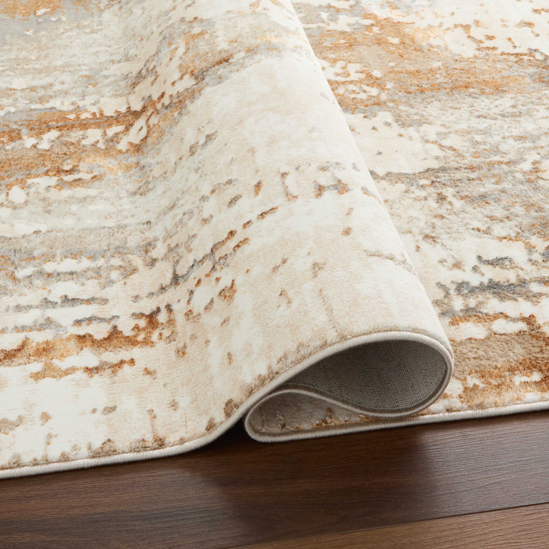 Melet 90 X 63 inch Mineral Tones Rug in 5 x 7