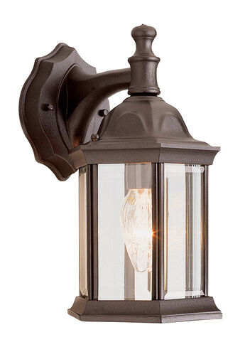 Cumberland 1 Light 13 inch Rust Outdoor Wall Lantern
