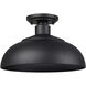 Yep Levitt 1 Light 8.25 inch Natural Black Outdoor Ceiling