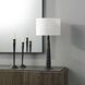 Citra 29 inch 100 watt Black and Light Grey with Matte Black Table Lamp Portable Light
