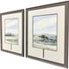 Around the Island Blue and Green and Brown Framed Art, Propac