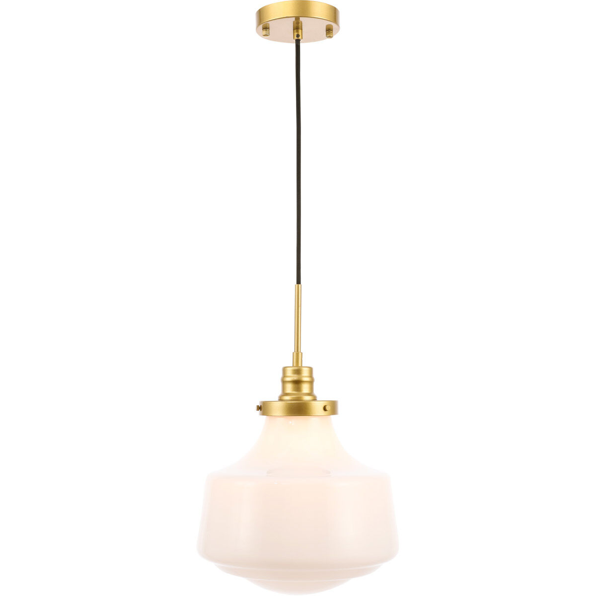 Lyle 1 Light 11 inch Brass Pendant Ceiling Light