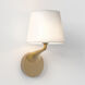 Millie 1 Light 7.28 inch Antique Brass Bathroom Wall Light