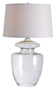 Apothecary 18 inch 150.00 watt Clear Glass Table Lamp Portable Light