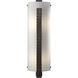 Forged Vertical Bar 2 Light 7.25 inch Oil Rubbed Bronze ADA Sconce Wall Light, Large