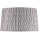 Plume Stone/Ivory Tapered Lamp Shade