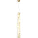 Chroman Empire 4 Light 4.33 inch Satin Gold Pendant Ceiling Light