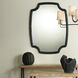 Selene 48 X 36 inch Textured Charcoal Resin Wall Mirror