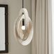 Collins 1 Light Faux Travertine Pendant Ceiling Light