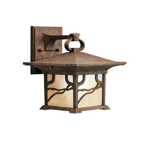 Morris 1 Light 9 inch Distressed Copper Outdoor Wall, Medium