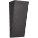 Corwin Family 12 inch Matte Black Outdoor Wall Sconce in 4" D x 5.5" W x 12" H, EVOLV
