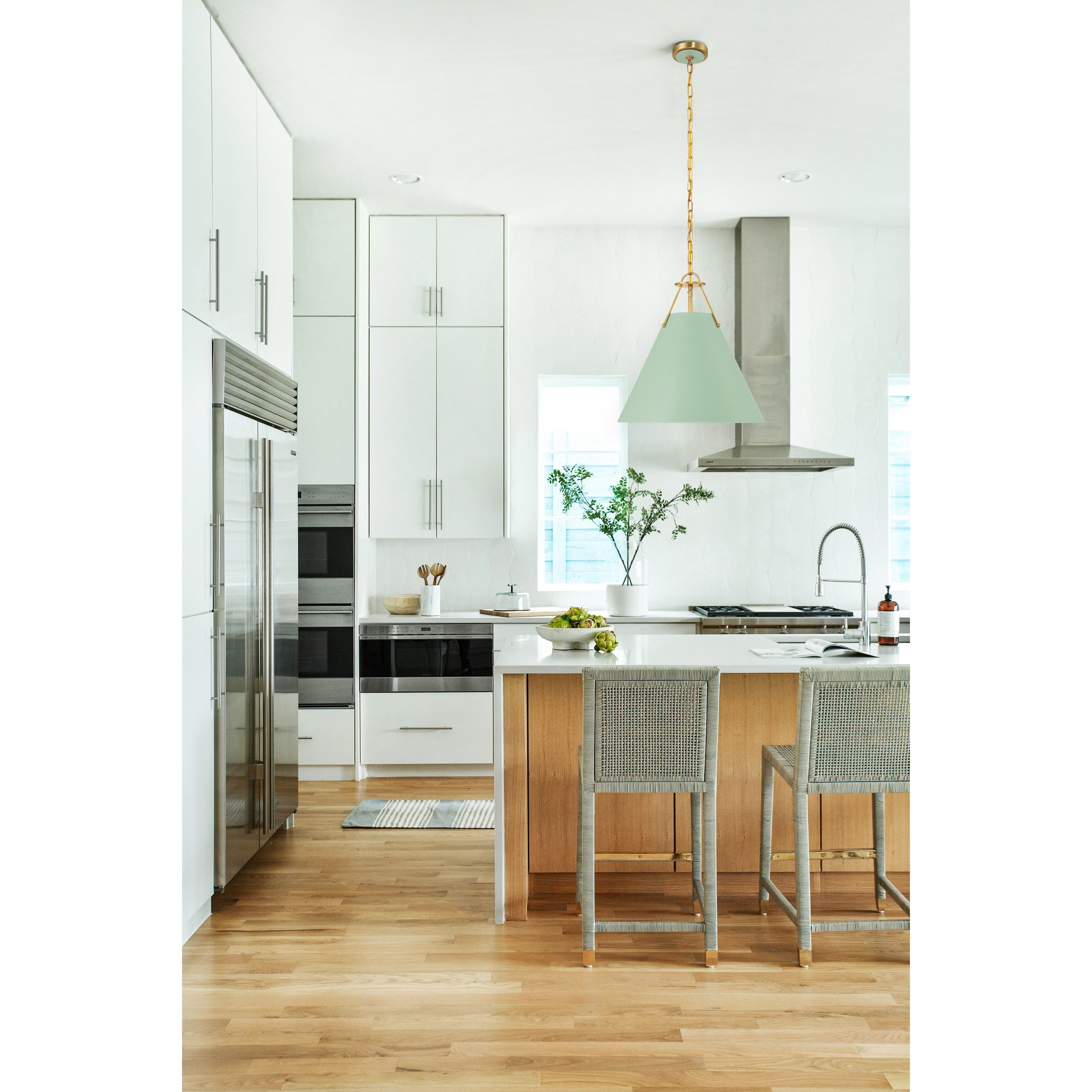 Xavier Pendant Ceiling Light in Vibrant Gold