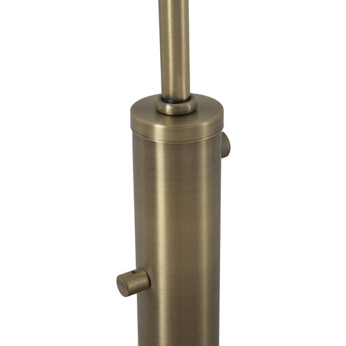 Rancho Mirage 87 inch 60.00 watt Weathered Brass and Black Arc Floor Lamp Portable Light