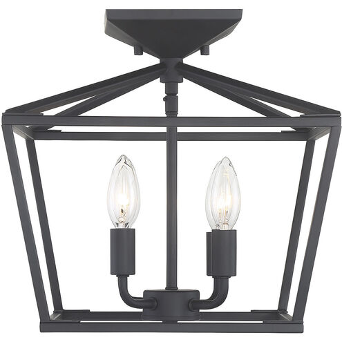Townsend 4 Light 13 inch Satin Nickel Semi-Flush Ceiling Light, Essentials