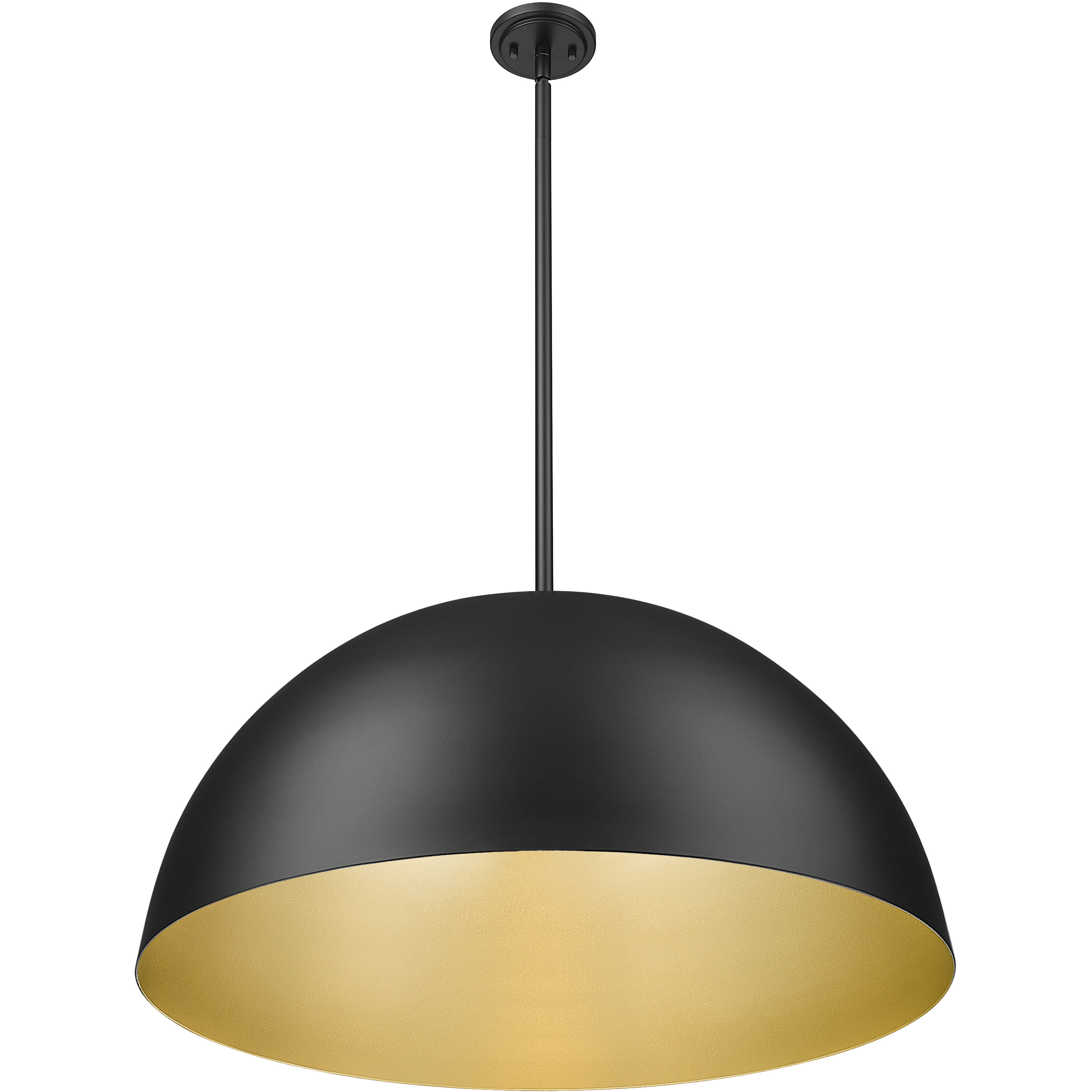 Vega 3 Light 31.5 inch Matte Black Pendant Ceiling Light
