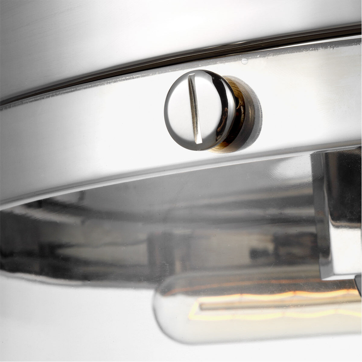 C&M by Chapman & Myers Garrett 2 Light 18.38 inch Polished Nickel Flush Mount Ceiling Light