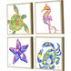Nassau Sea Life 8 X 8 inch Non-Glass Framed Art, Propac