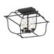 Gallery 4 Light 14 inch Royal Ebony Semi-Flush Mount Ceiling Light 