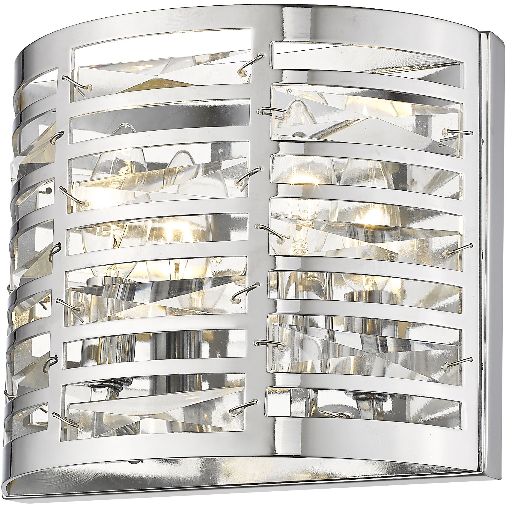 Cronise 2 Light 9.75 inch Chrome Wall Sconce Wall Light