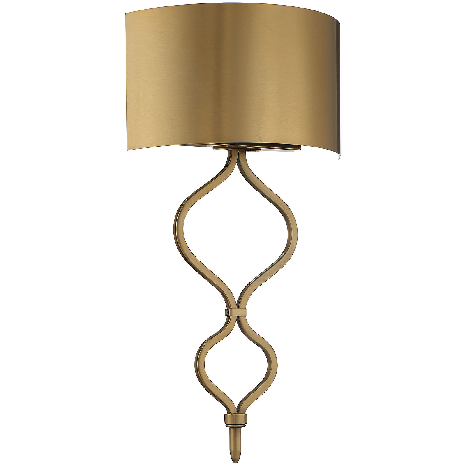 Como LED 11 inch Warm Brass ADA Wall Sconce Wall Light, Essentials