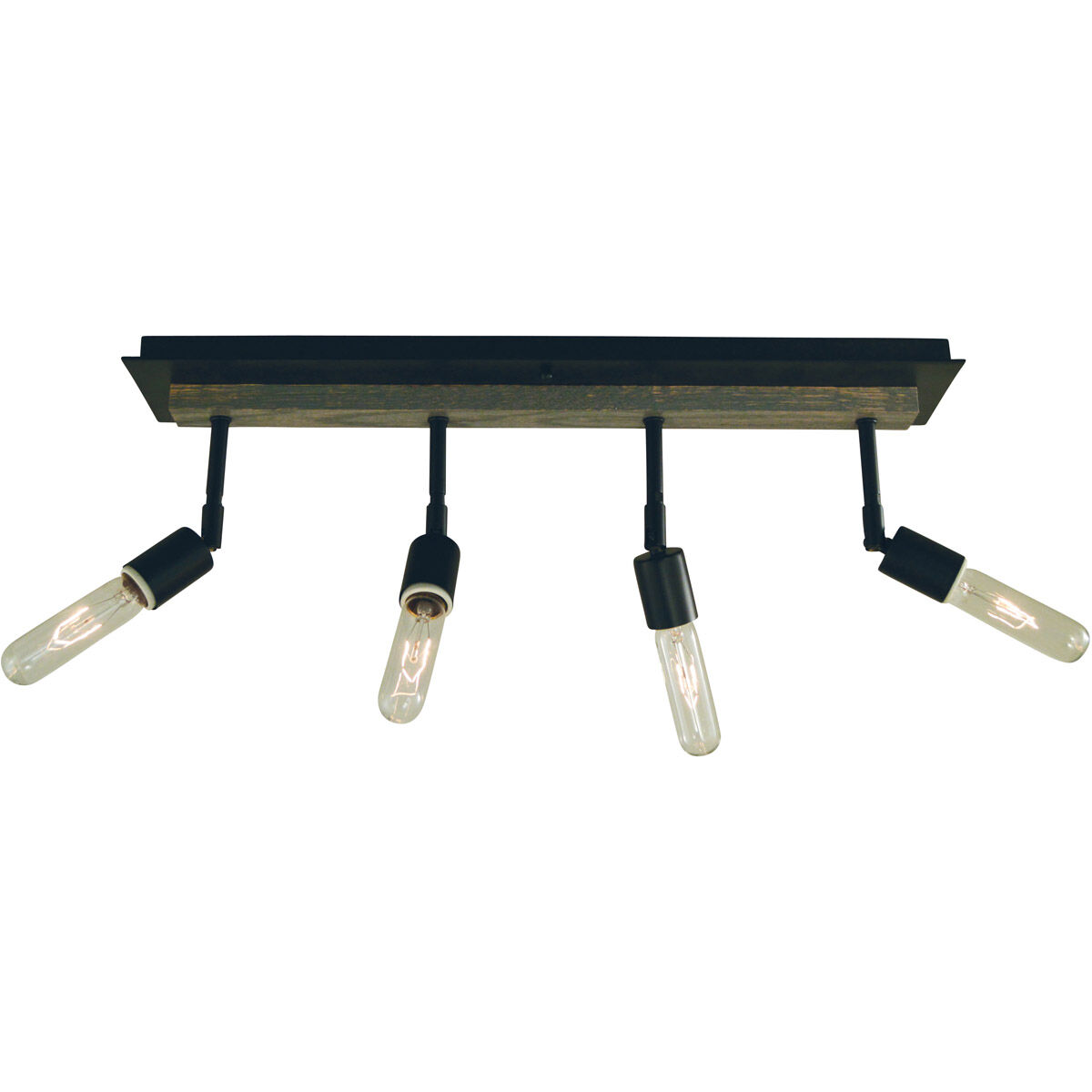 Loft 4 Light 24 inch Matte Black Sconce Wall Light