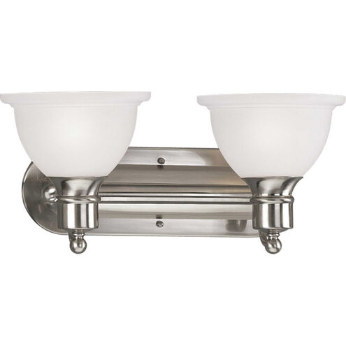 Beacher 2 Light 17.5 inch Brushed Nickel Bath Vanity Wall Light