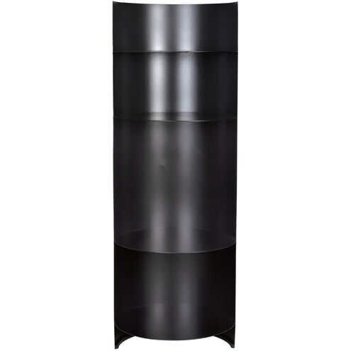 Fassbender Matte Black Bookcase, Set of 3