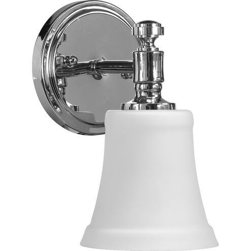 Rossington 1 Light 5 inch Chrome Wall Sconce Wall Light in Satin Opal