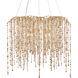 Kealia 10 Light 36 inch Coco Cream Chandelier Ceiling Light, Large