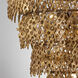 Coral Luxe 6 Light 25 inch Gold Chandelier Ceiling Light