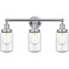 Dover 3 Light 24.5 inch Polished Chrome Bath Vanity Light Wall Light