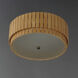 Satori 2 Light 16 inch Natural Aged Brass Flush Mount Ceiling Light