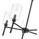 Chastine 5 Light 24 inch Matte Black Chandelier Ceiling Light